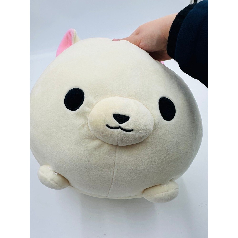 Round 1 Takashoji Neko Large Mochi Soft cat Plush 12 x 12 NWT